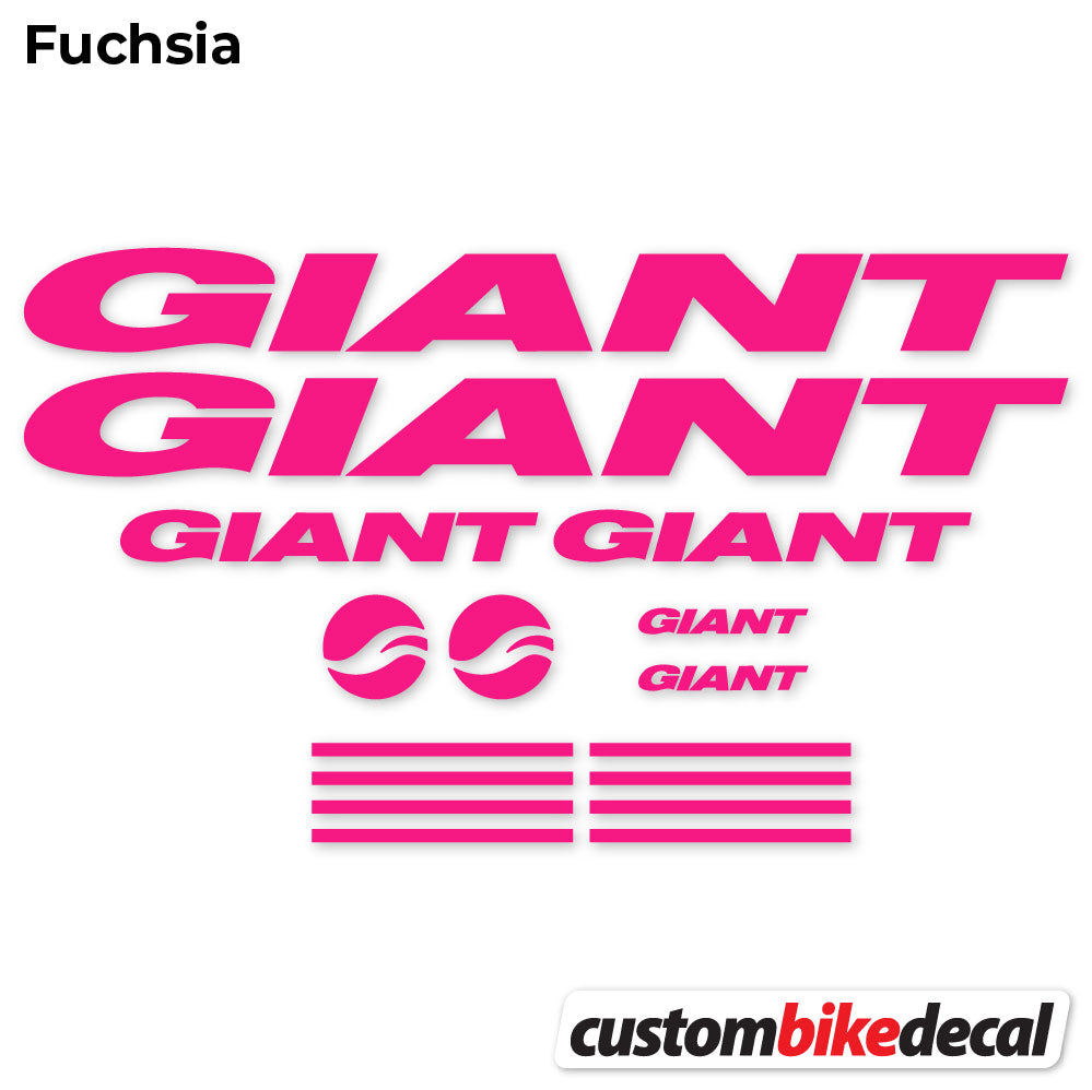 Aufkleber, GIANT, Rahmen, Fahrradaufkleber Vinyl