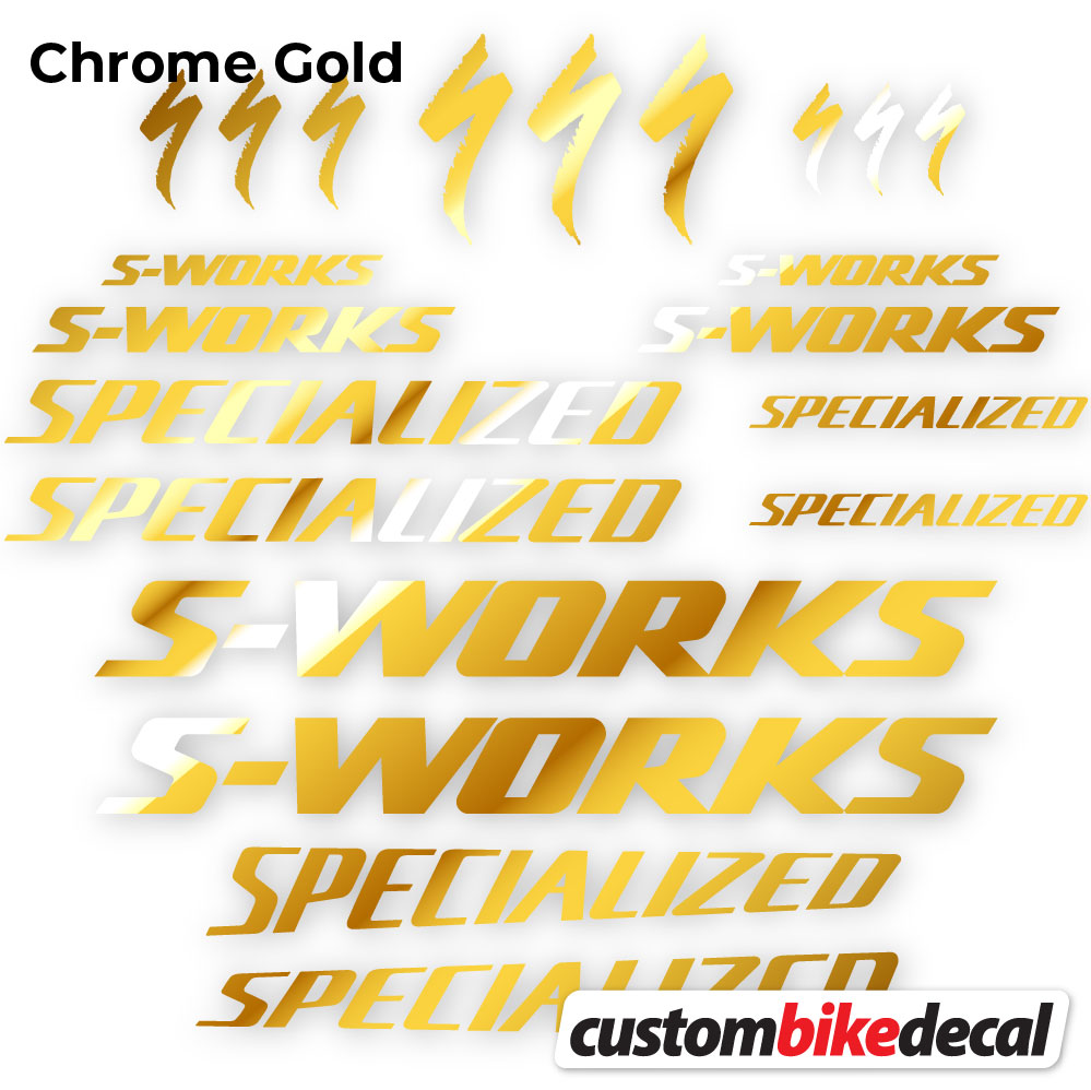 Aufkleber, Specialized S-Works, Rahmen, Fahrradaufkleber Vinyl