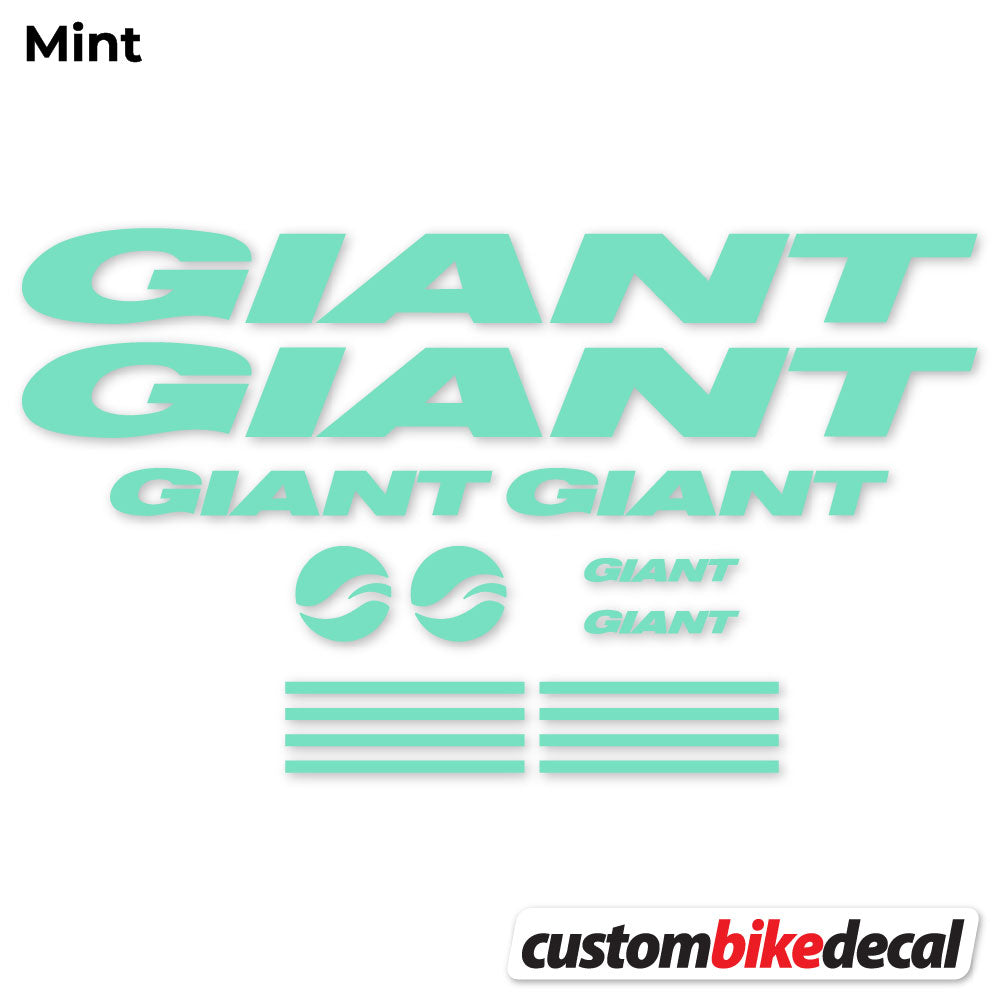 Aufkleber, GIANT, Rahmen, Fahrradaufkleber Vinyl