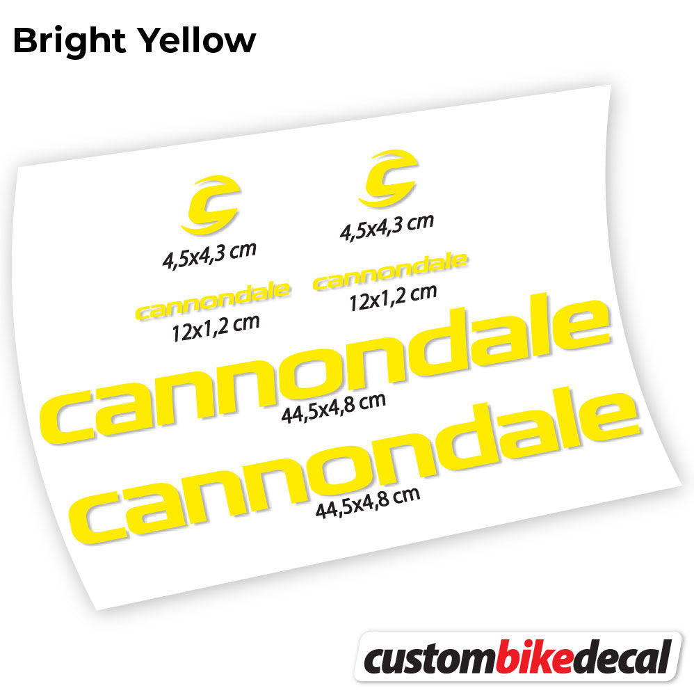 Aufkleber, Cannondale, Fahrradrahmen, Vinyl-Aufkleber
