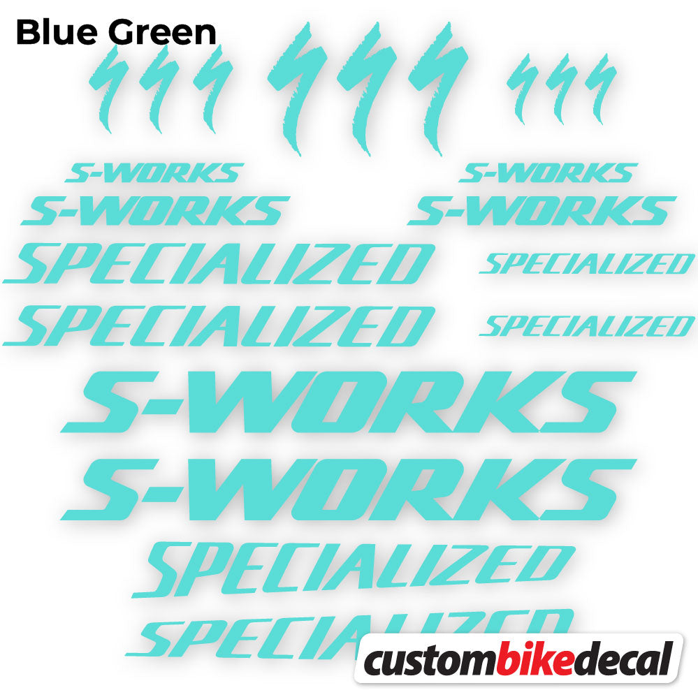 Aufkleber, Specialized S-Works, Rahmen, Fahrradaufkleber Vinyl