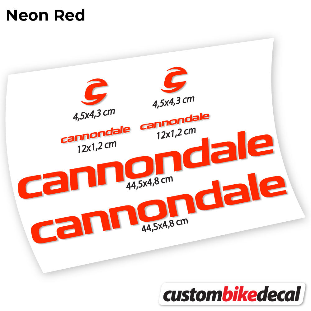 Aufkleber, Cannondale, Fahrradrahmen, Vinyl-Aufkleber