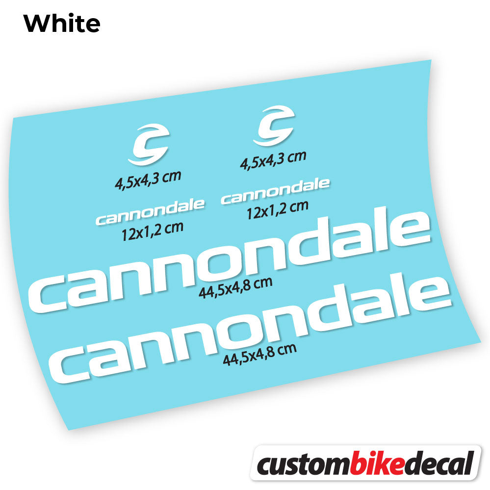 Aufkleber, Cannondale, Fahrradrahmen, Vinyl-Aufkleber