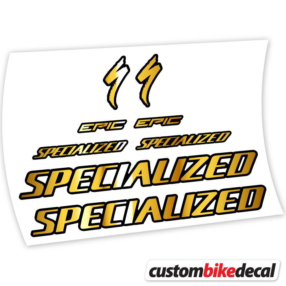 Aufkleber Specialized Epic Expert Carbon 2020, Rahmenaufkleber Vinyl