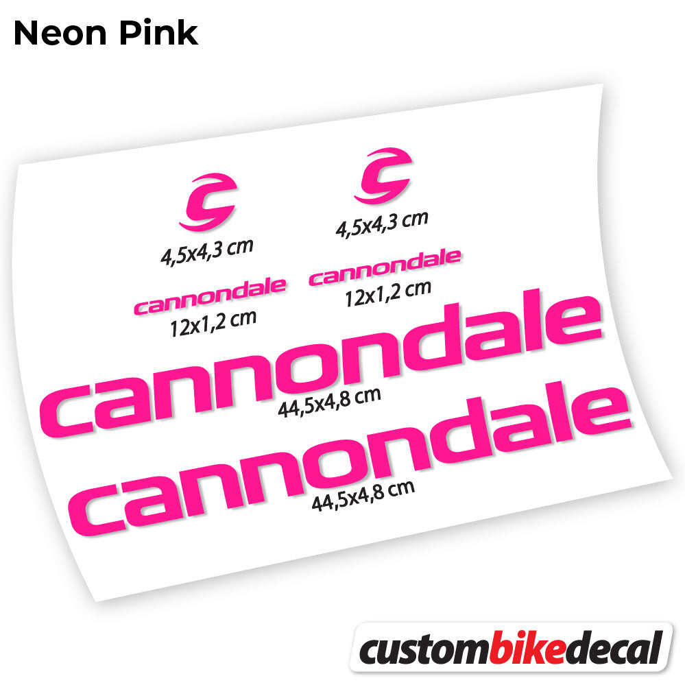 Aufkleber, Cannondale, Fahrradrahmen, Vinyl-Aufkleber