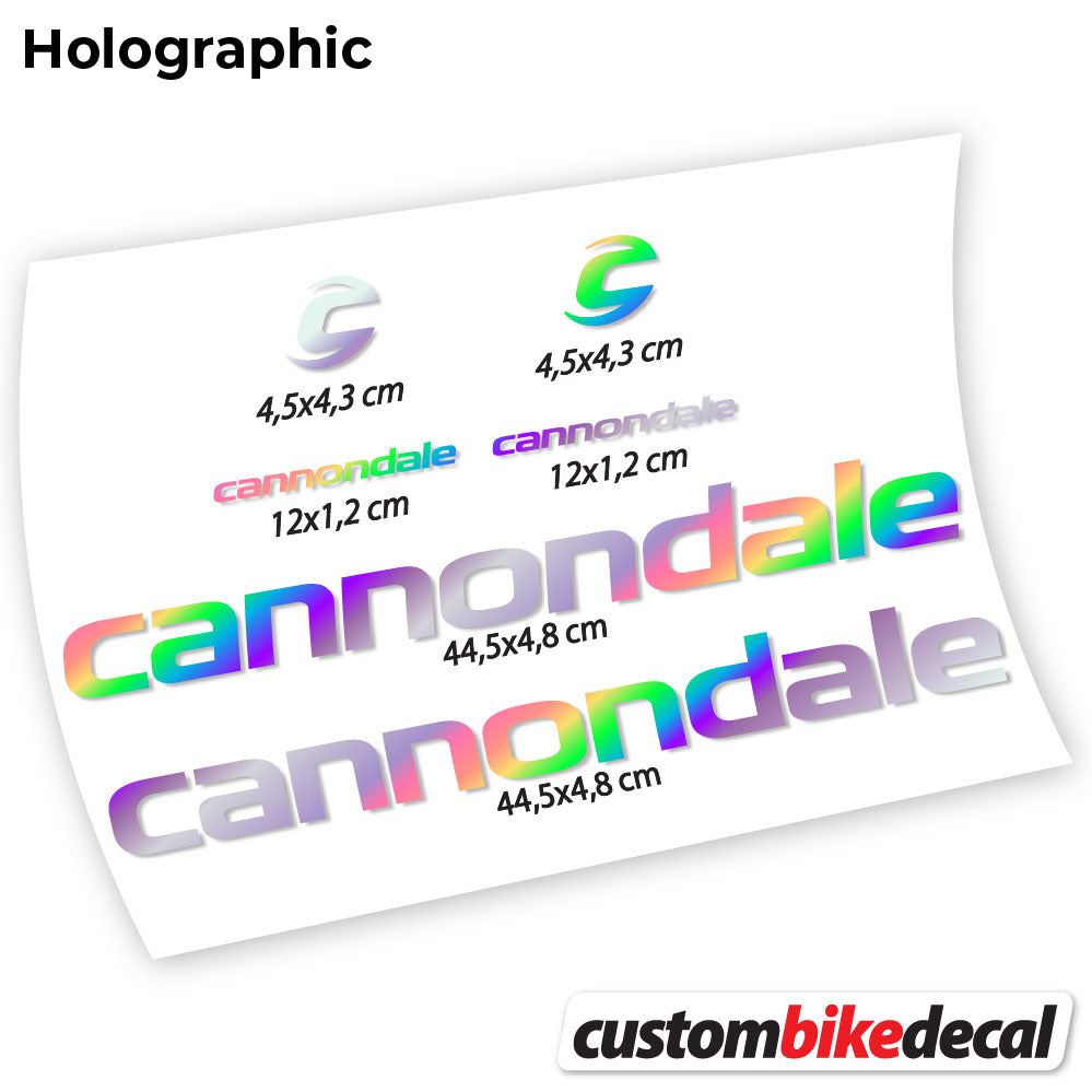 Aufkleber, Cannondale, Fahrradrahmen, Vinyl-Aufkleber