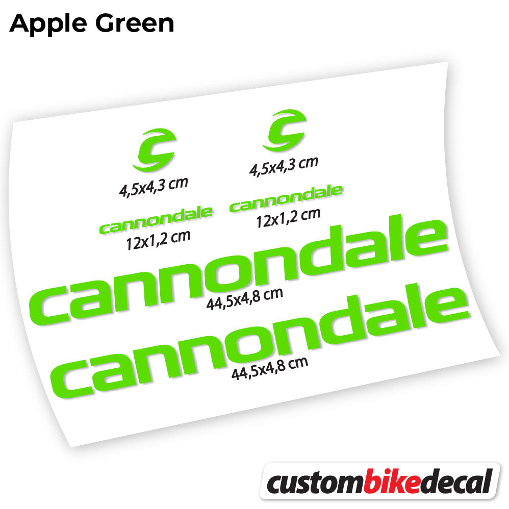 Aufkleber, Cannondale, Fahrradrahmen, Vinyl-Aufkleber
