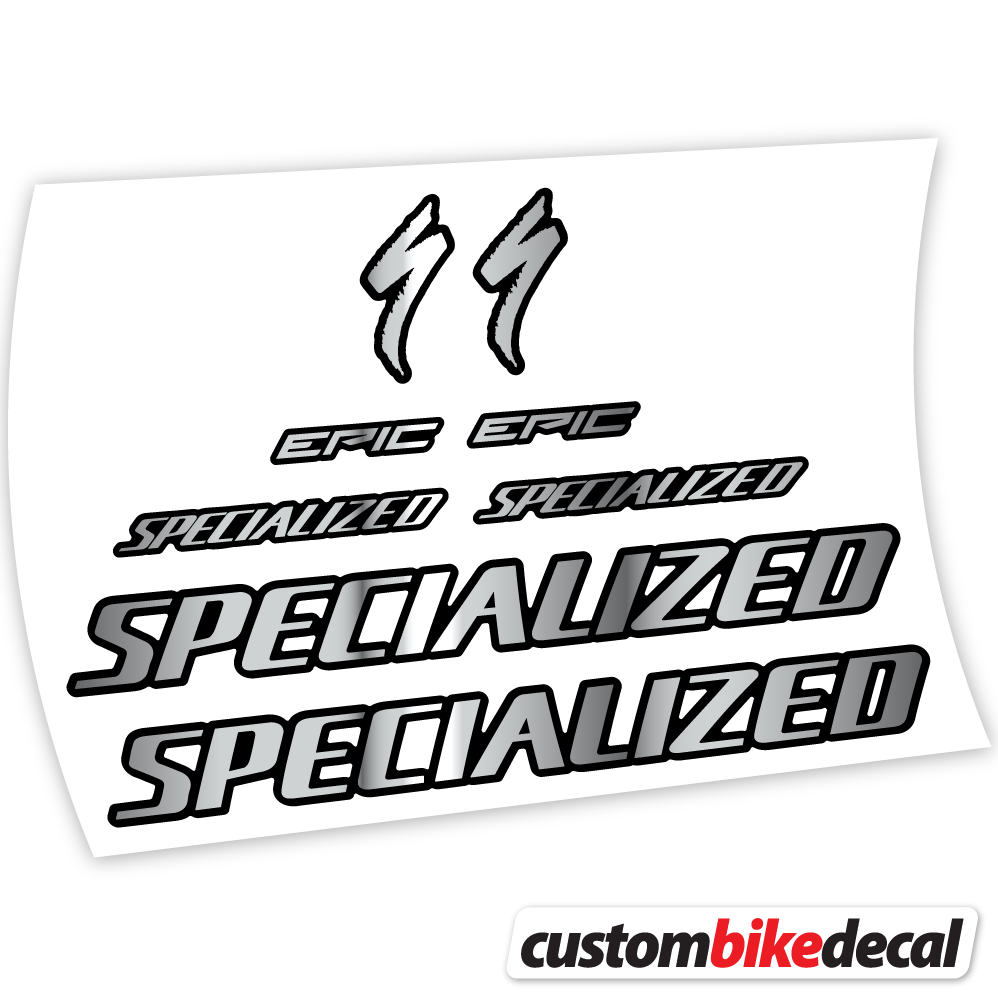 Aufkleber Specialized Epic Expert Carbon 2020, Rahmenaufkleber Vinyl