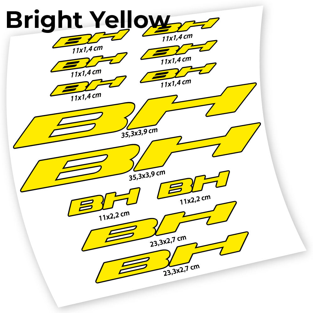 Decal BH, Frame Sticker vinyl