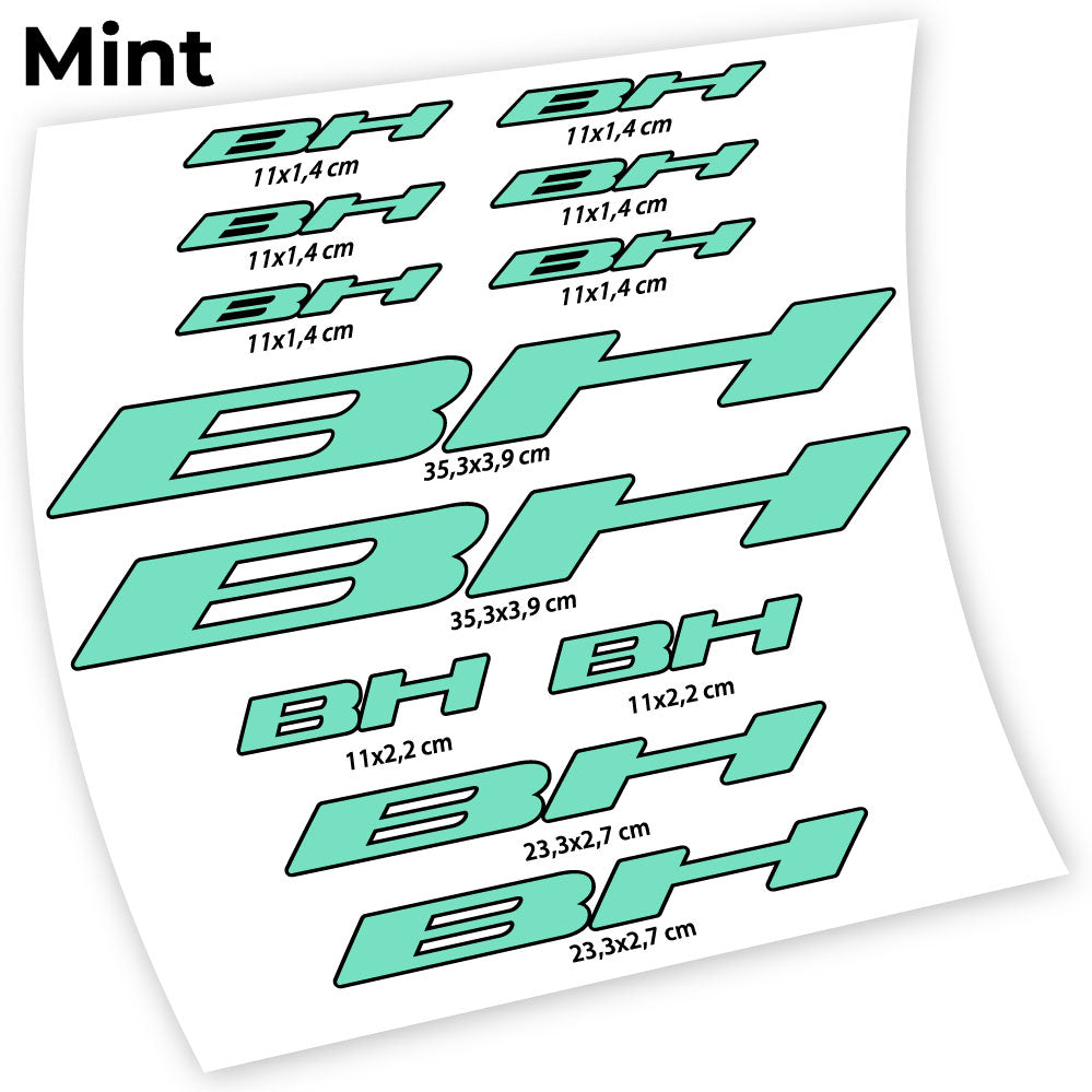 Decal BH, Frame Sticker vinyl