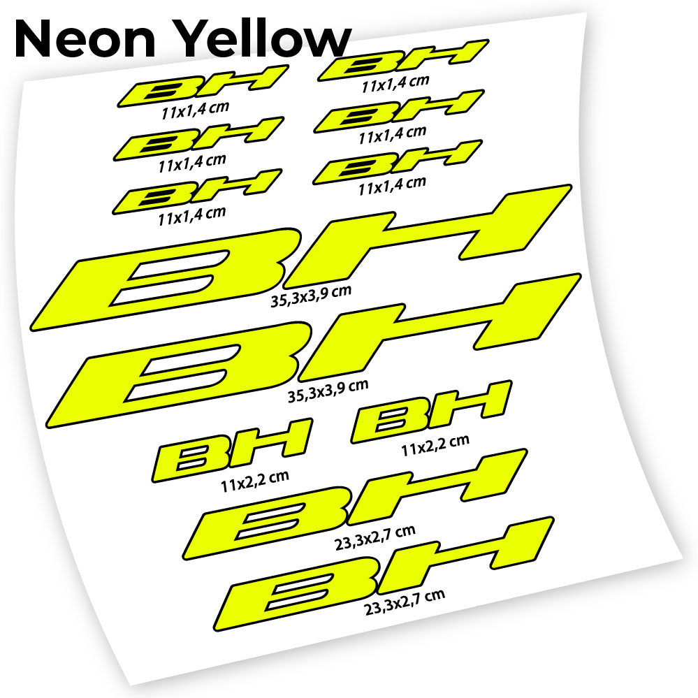 Decal BH, Frame Sticker vinyl
