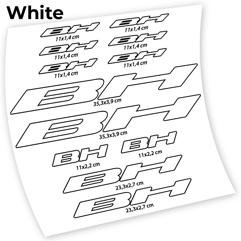 Decal BH, Frame Sticker vinyl