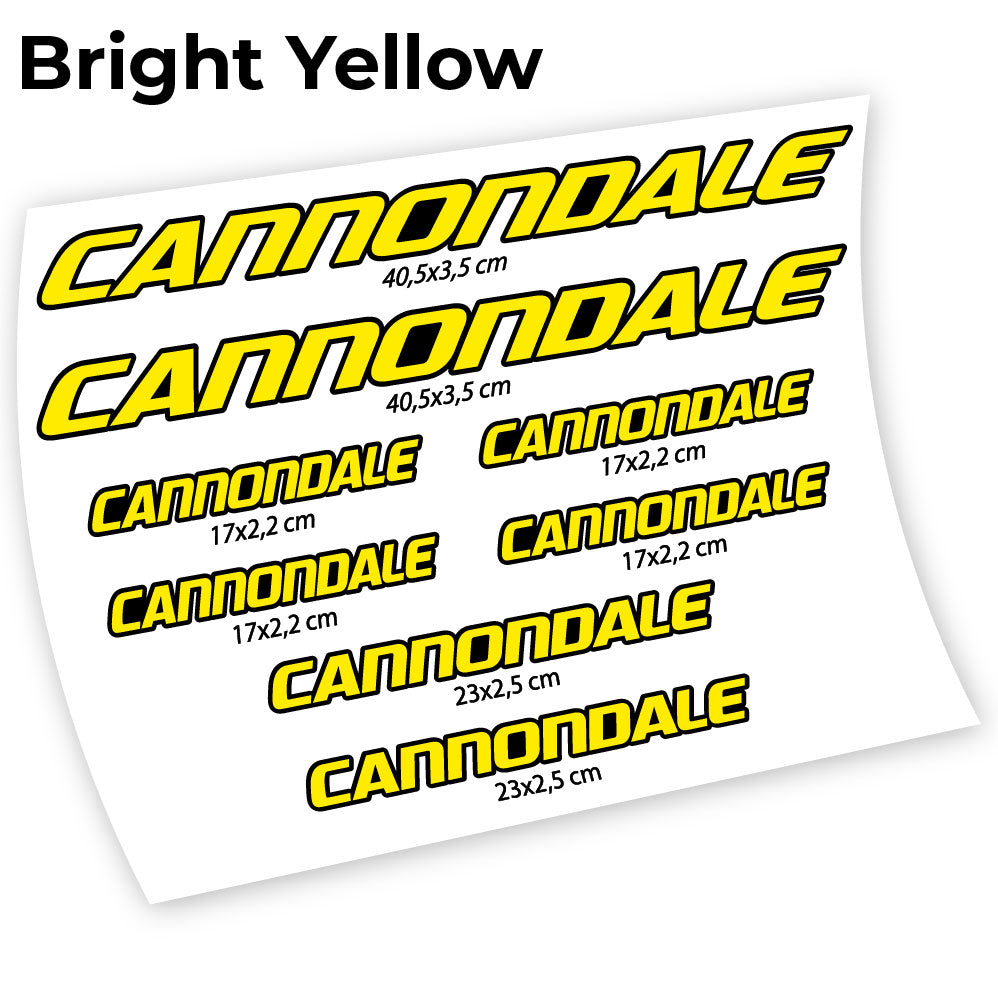 Decal Cannondale, Frame Sticker vinyl