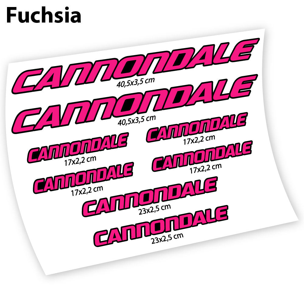 Decal Cannondale, Frame Sticker vinyl