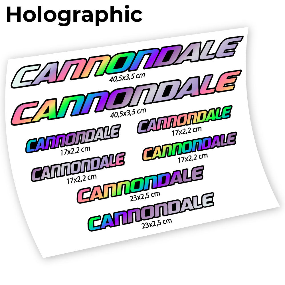 Decal Cannondale, Frame Sticker vinyl