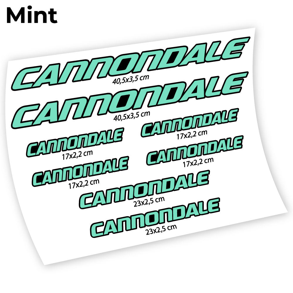 Decal Cannondale, Frame Sticker vinyl