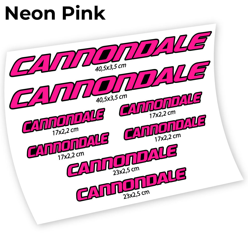 Decal Cannondale, Frame Sticker vinyl
