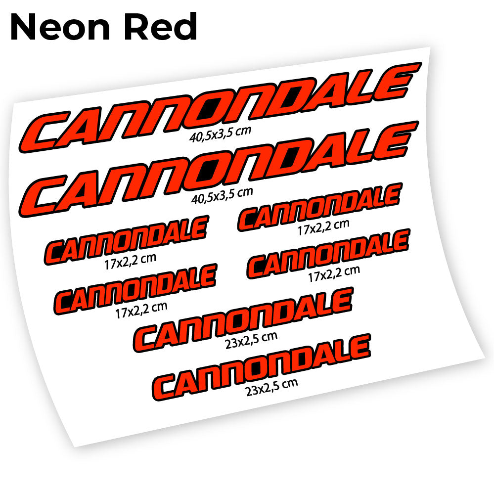 Decal Cannondale, Frame Sticker vinyl