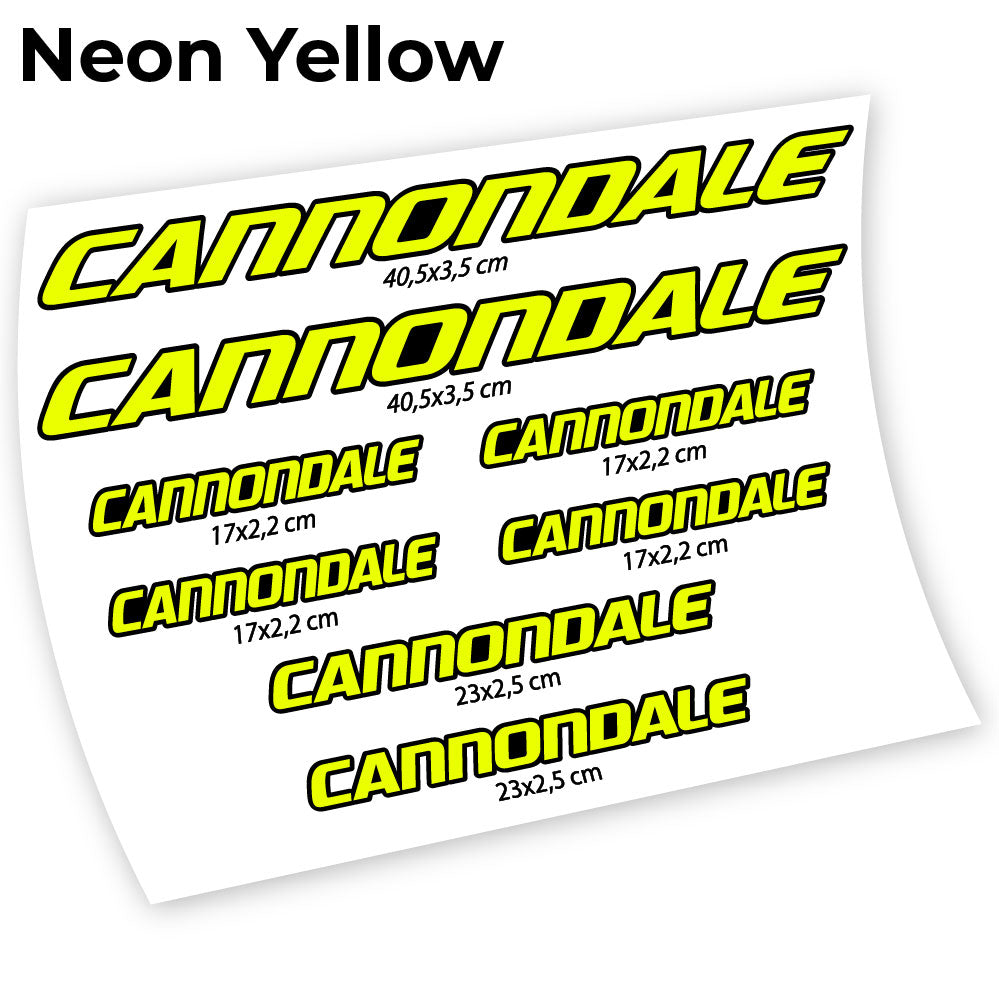 Decal Cannondale, Frame Sticker vinyl