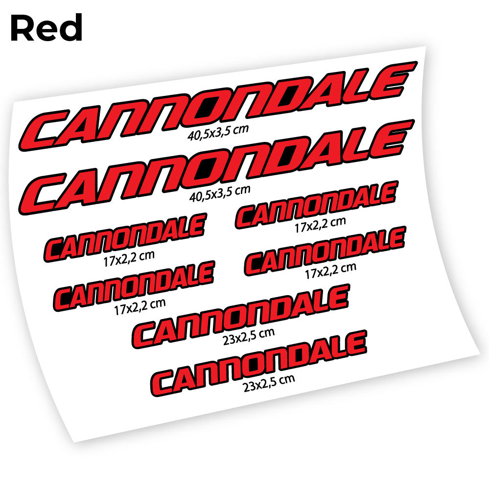 Decal Cannondale, Frame Sticker vinyl