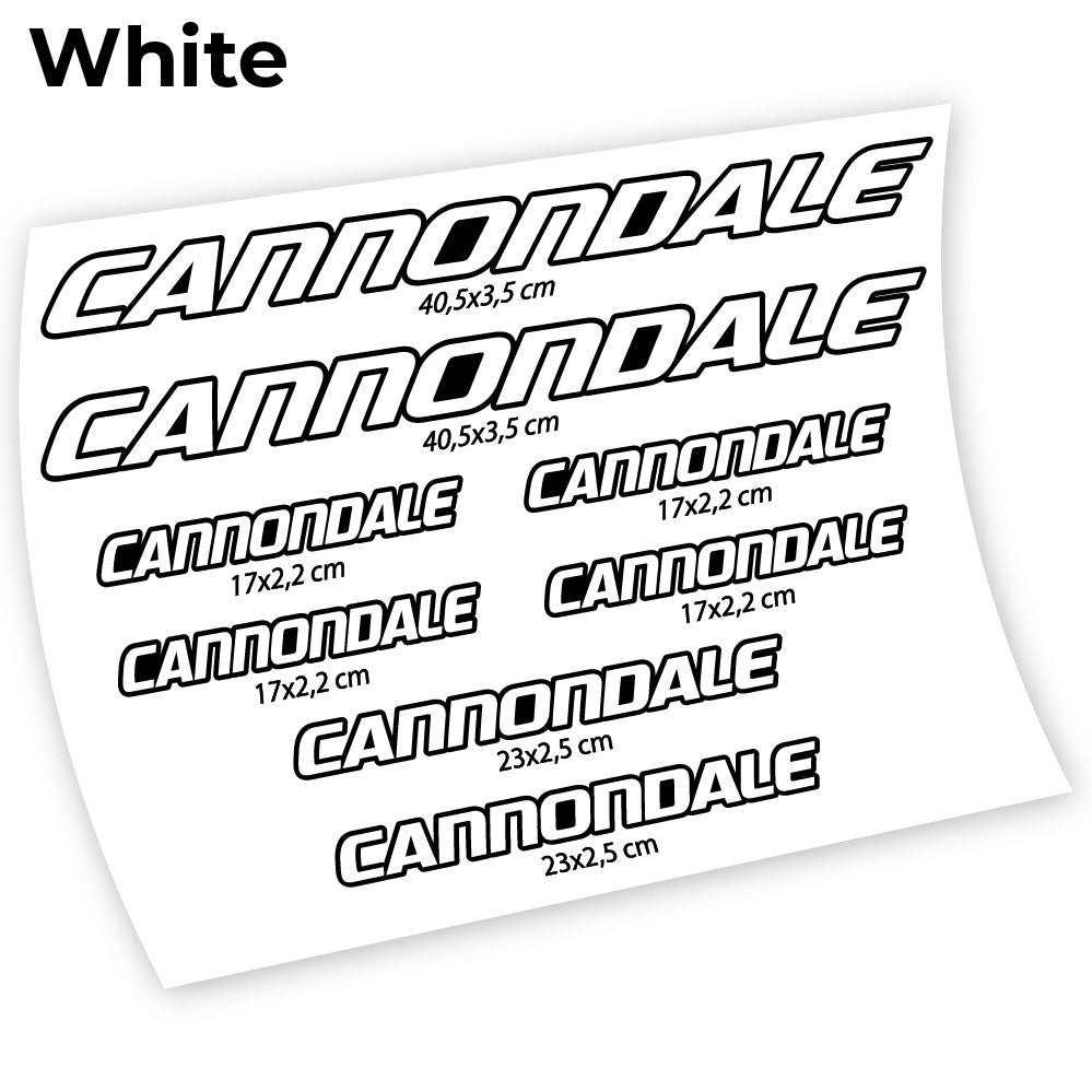 Decal Cannondale, Frame Sticker vinyl