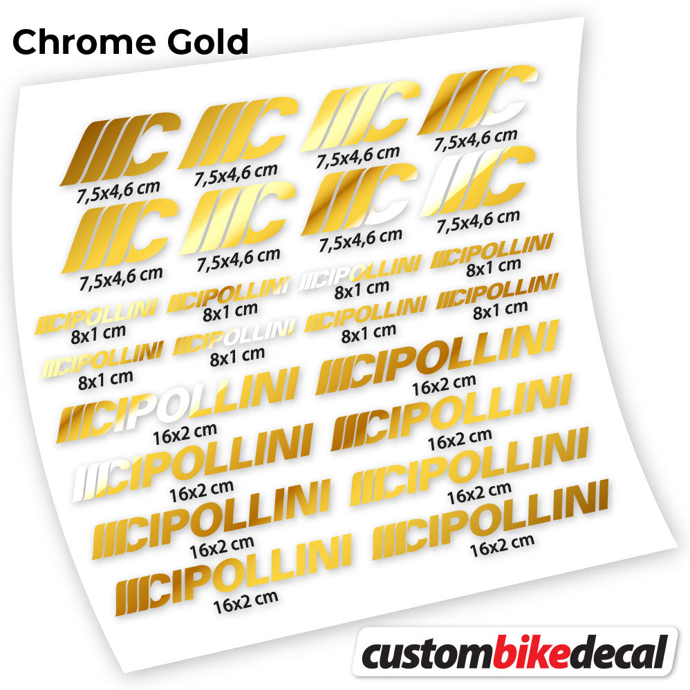 Decal Cipollini, Frame sticker vinyl