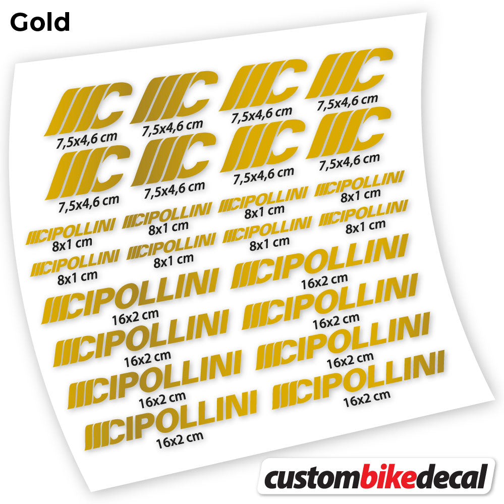 Decal Cipollini, Frame sticker vinyl
