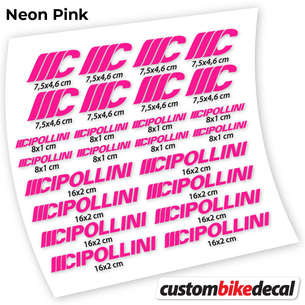 Decal Cipollini, Frame sticker vinyl