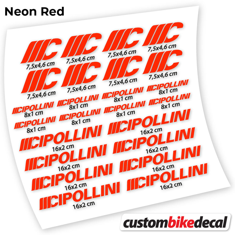 Decal Cipollini, Frame sticker vinyl