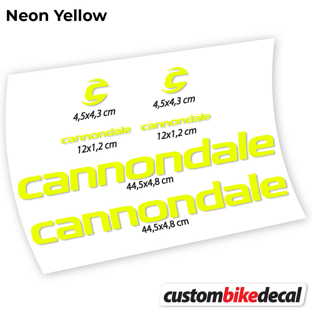 Aufkleber, Cannondale, Fahrradrahmen, Vinyl-Aufkleber