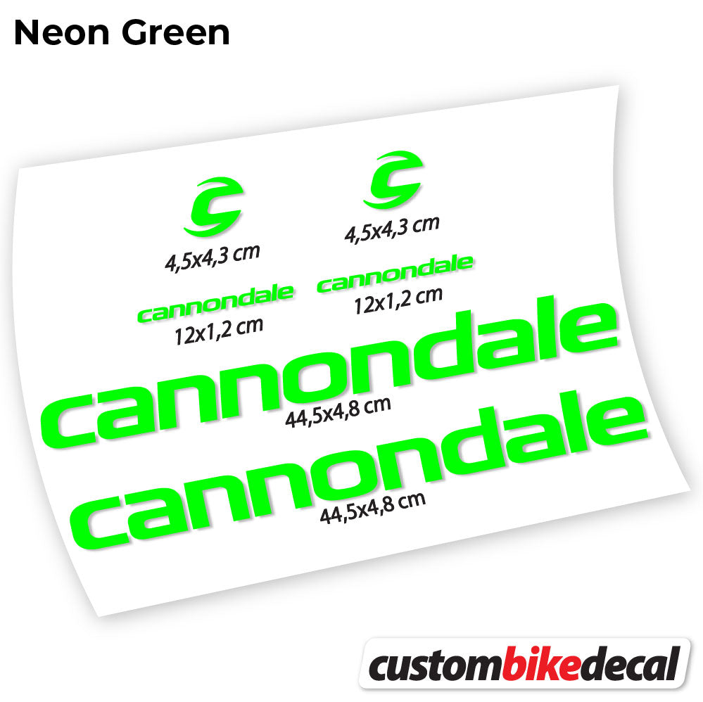 Aufkleber, Cannondale, Fahrradrahmen, Vinyl-Aufkleber