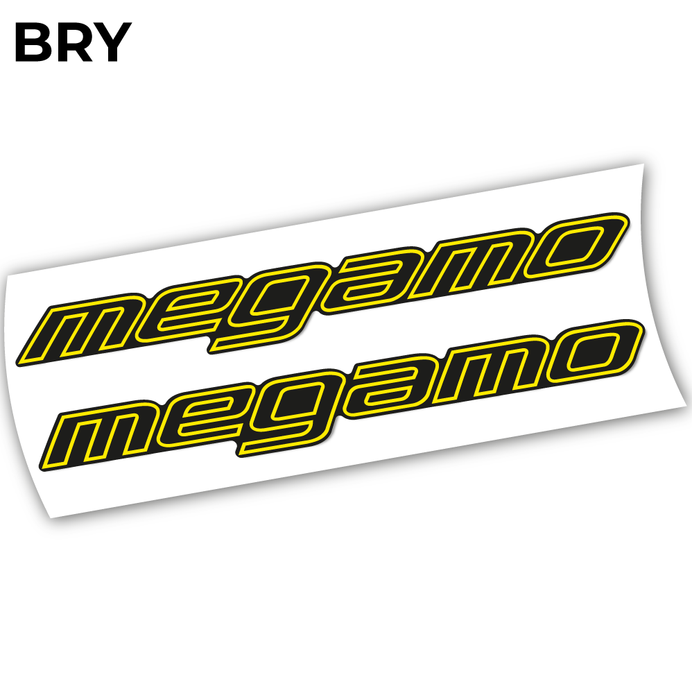 Aufkleber Megamo Trak 08 2021, Rahmenaufkleber Vinyl