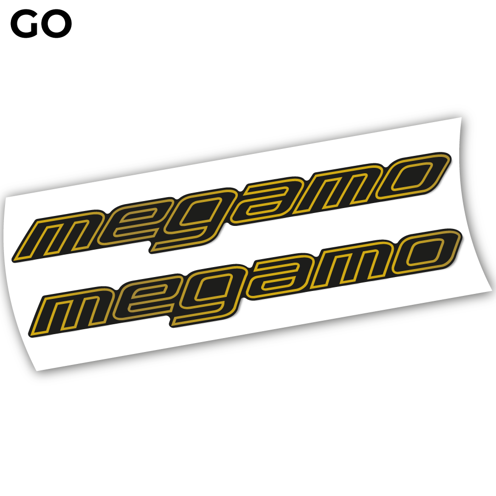 Aufkleber Megamo Trak 08 2021, Rahmenaufkleber Vinyl