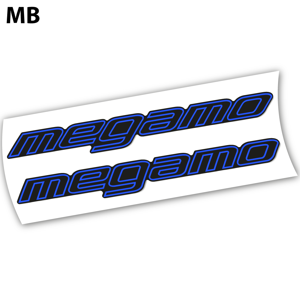 Aufkleber Megamo Trak 08 2021, Rahmenaufkleber Vinyl