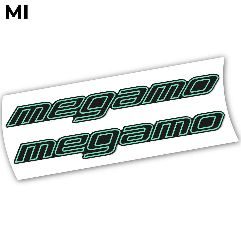 Aufkleber Megamo Trak 08 2021, Rahmenaufkleber Vinyl