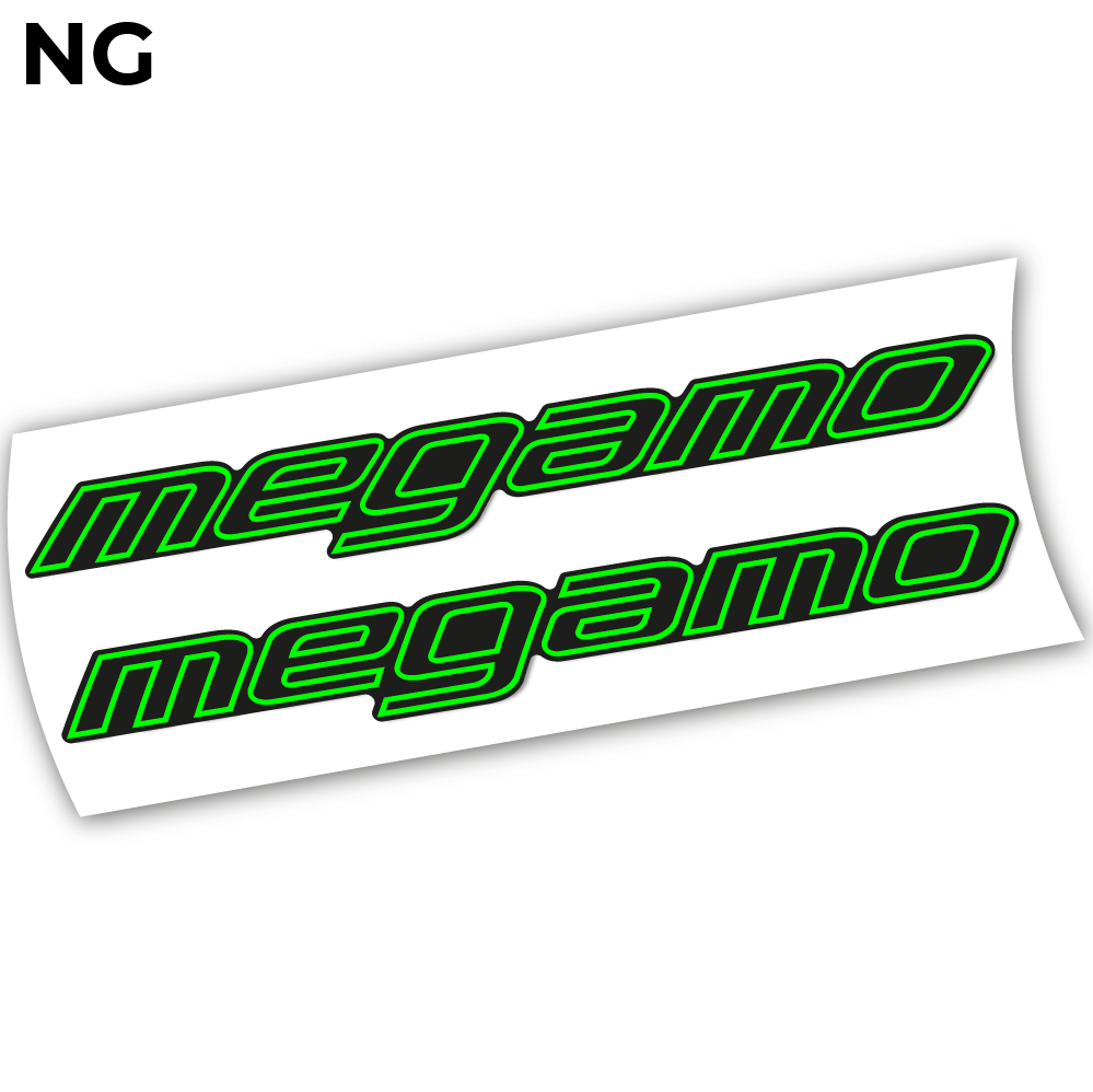 Aufkleber Megamo Trak 08 2021, Rahmenaufkleber Vinyl