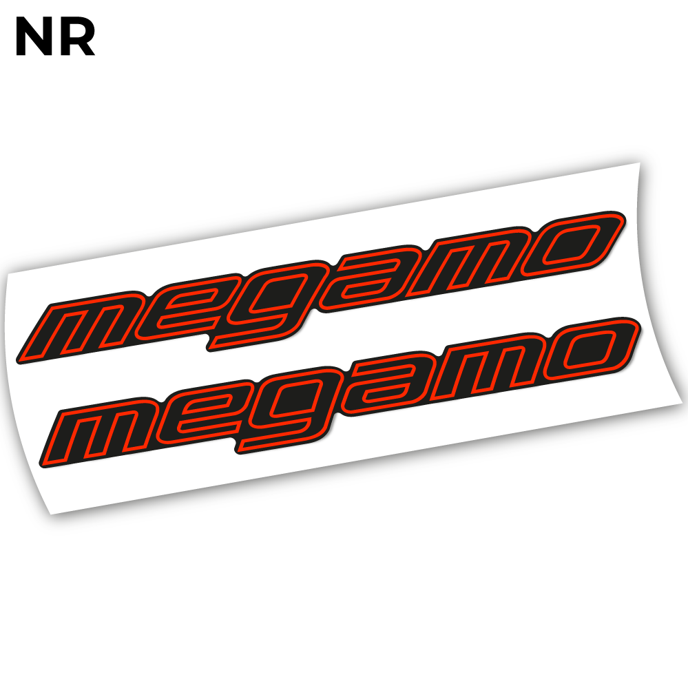 Aufkleber Megamo Trak 08 2021, Rahmenaufkleber Vinyl