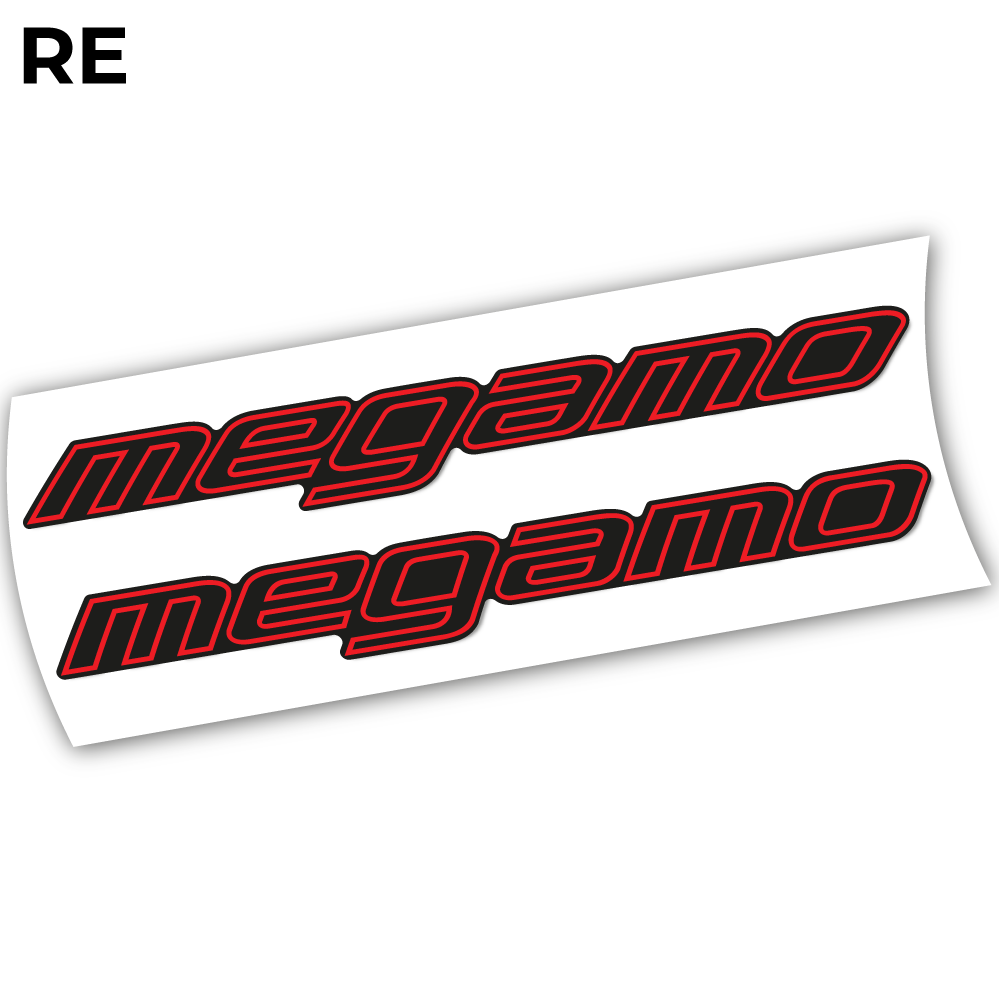 Aufkleber Megamo Trak 08 2021, Rahmenaufkleber Vinyl