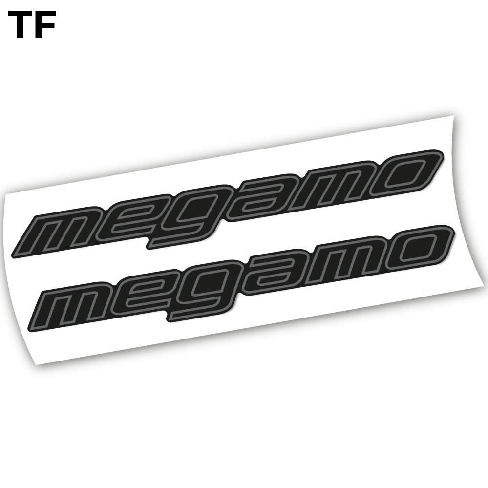 Aufkleber Megamo Trak 08 2021, Rahmenaufkleber Vinyl