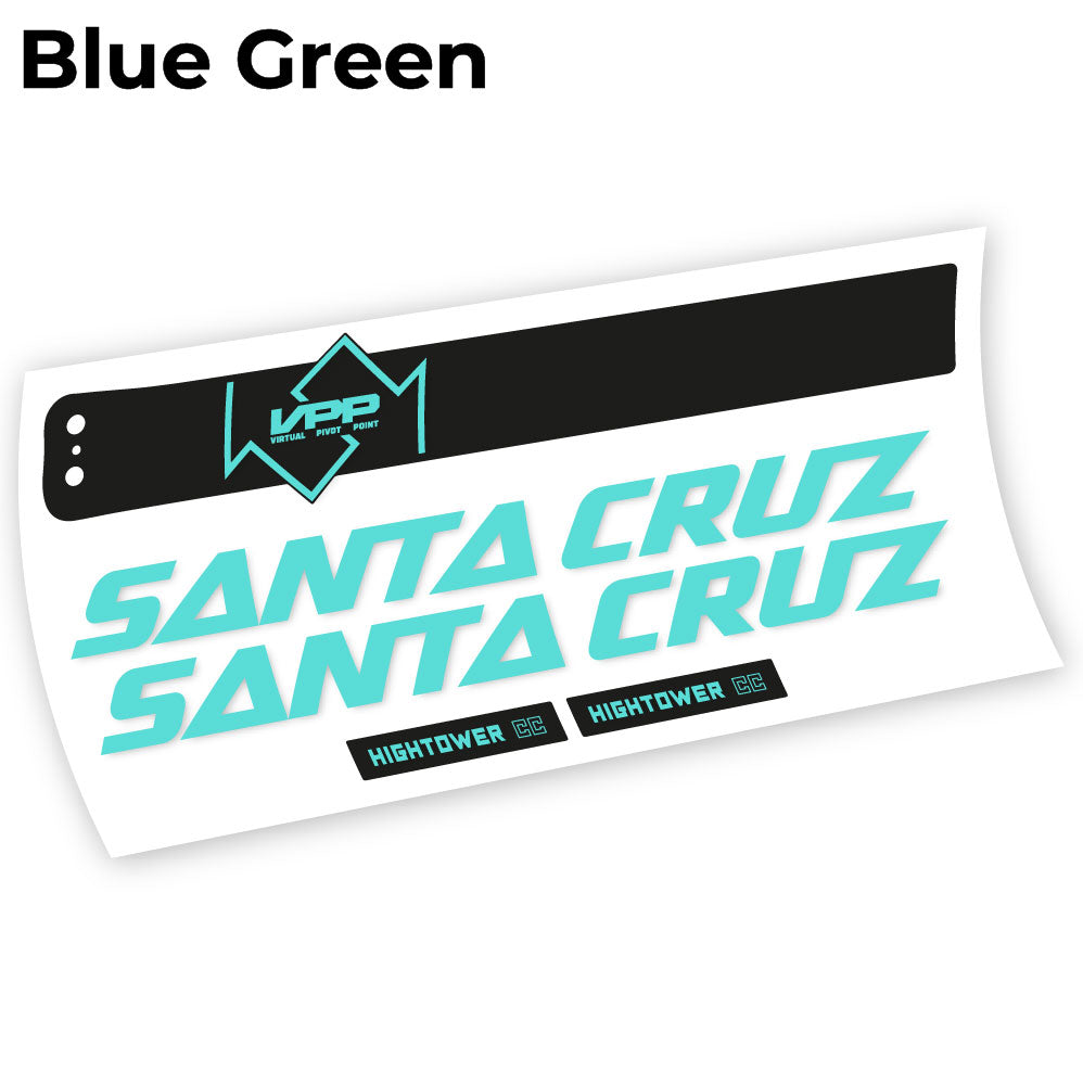 Aufkleber, Santa Cruz Hightower CC 2020, Rahmen, Vinyl-Aufkleber