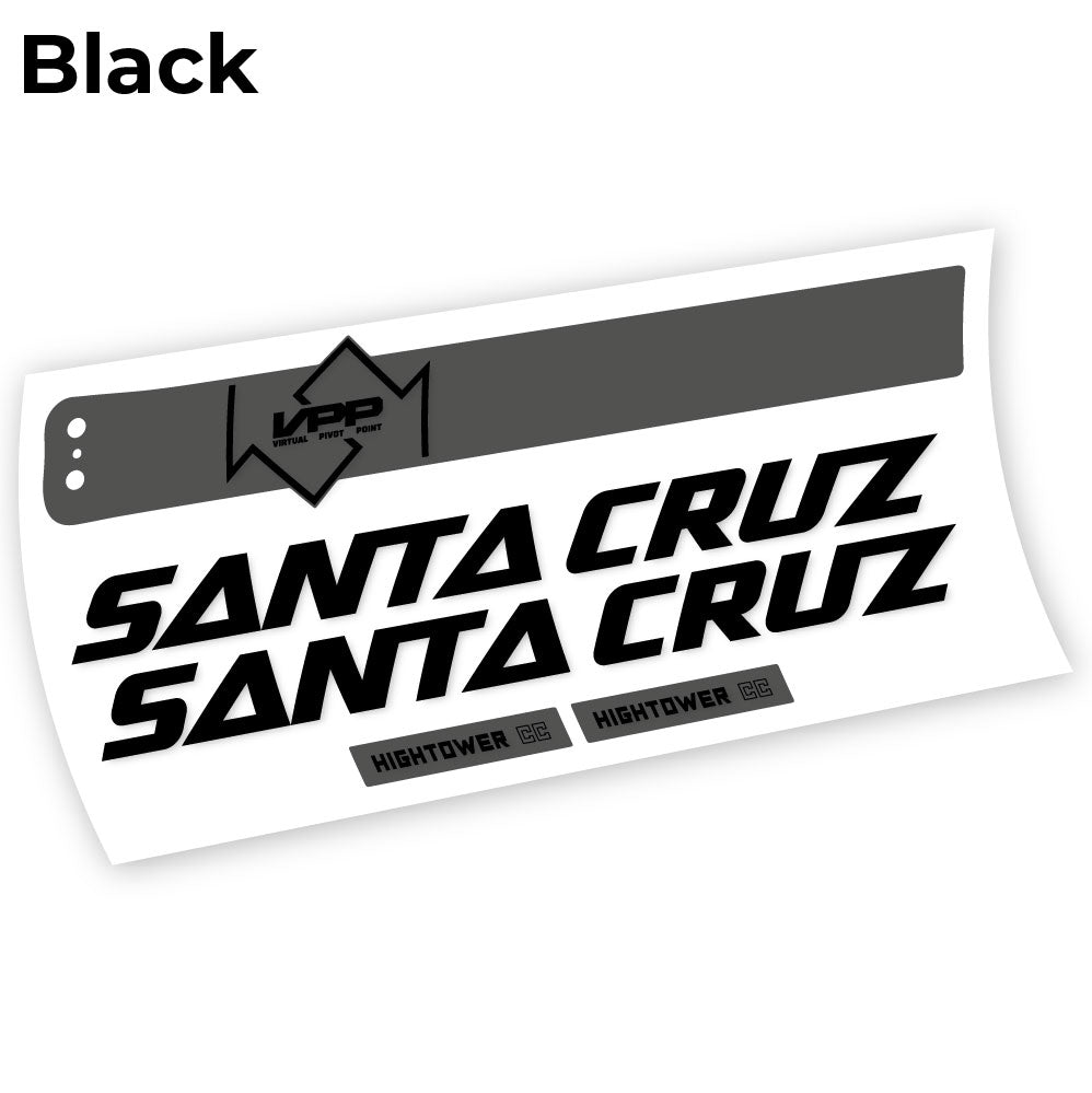 Aufkleber, Santa Cruz Hightower CC 2020, Rahmen, Vinyl-Aufkleber