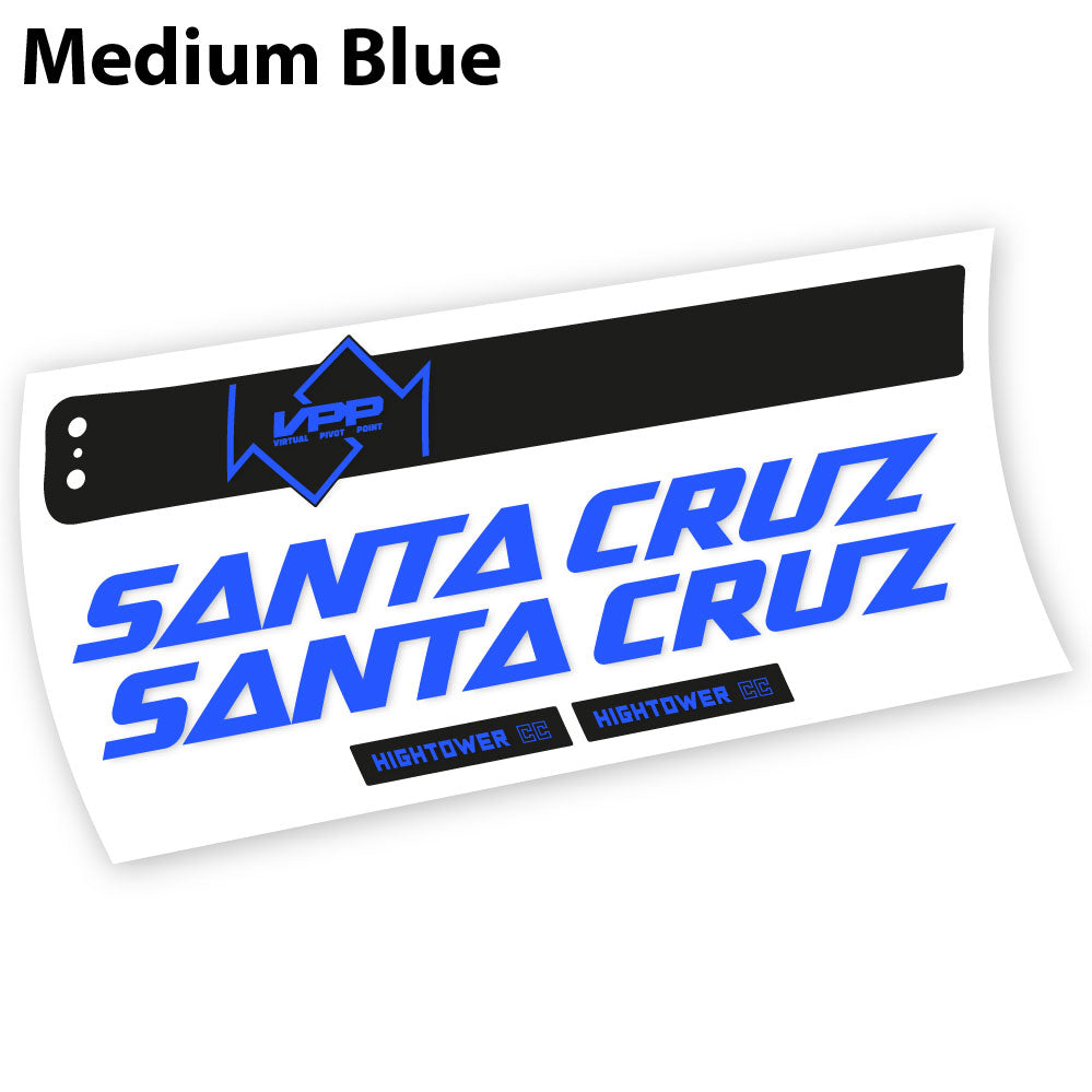 Aufkleber, Santa Cruz Hightower CC 2020, Rahmen, Vinyl-Aufkleber