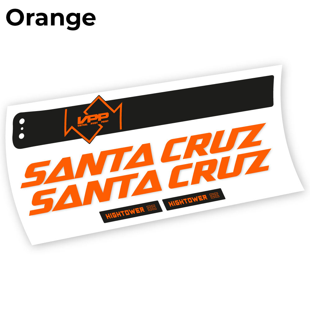 Aufkleber, Santa Cruz Hightower CC 2020, Rahmen, Vinyl-Aufkleber