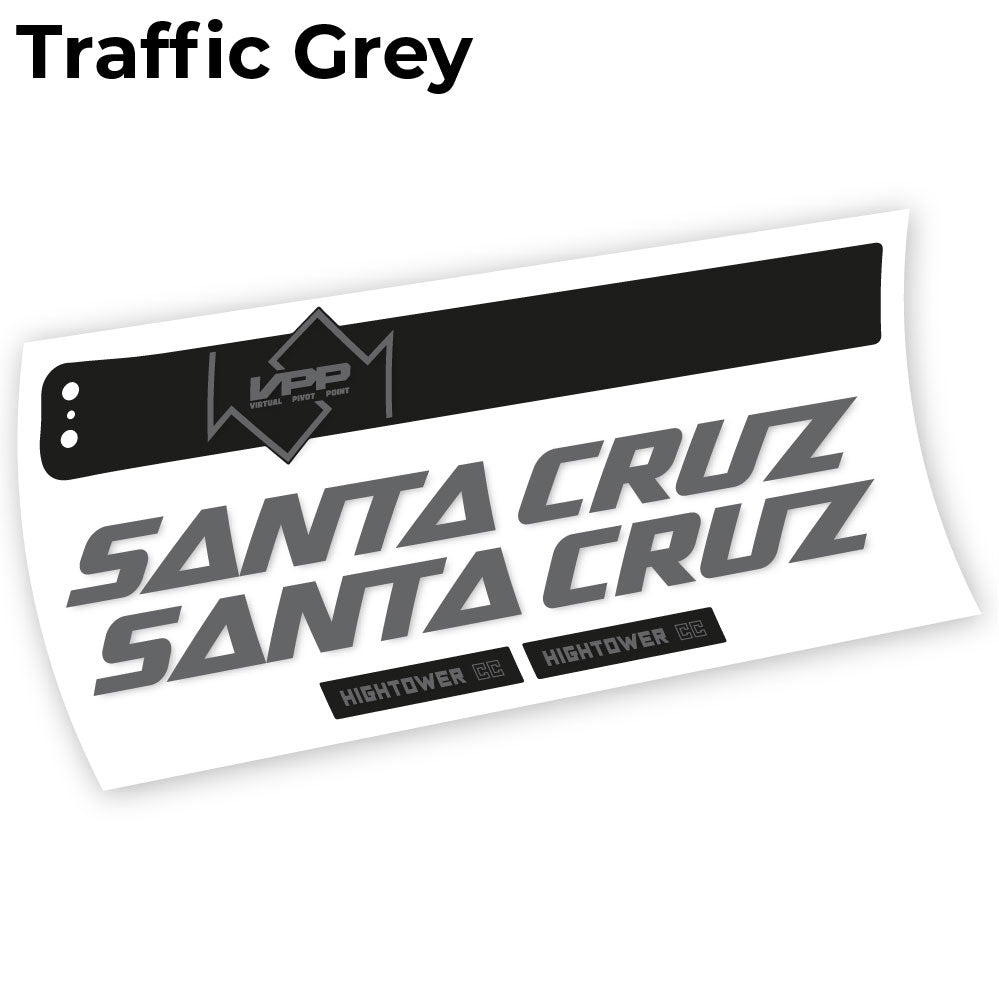 Aufkleber, Santa Cruz Hightower CC 2020, Rahmen, Vinyl-Aufkleber