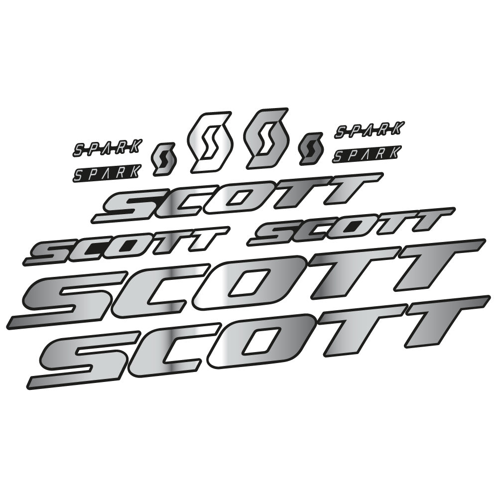 Aufkleber Scott Spark RC 2022, Rahmen, Sticker Vinyl