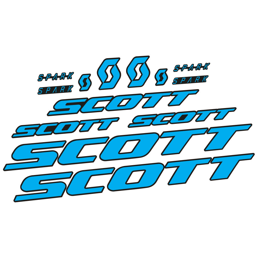 Aufkleber Scott Spark RC 2022, Rahmen, Sticker Vinyl