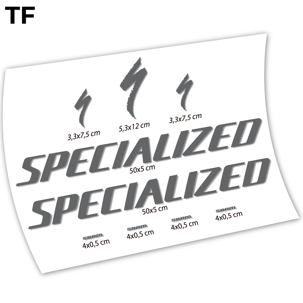 Aufkleber, Specialized, Fahrradrahmen-Aufkleber, Vinyl