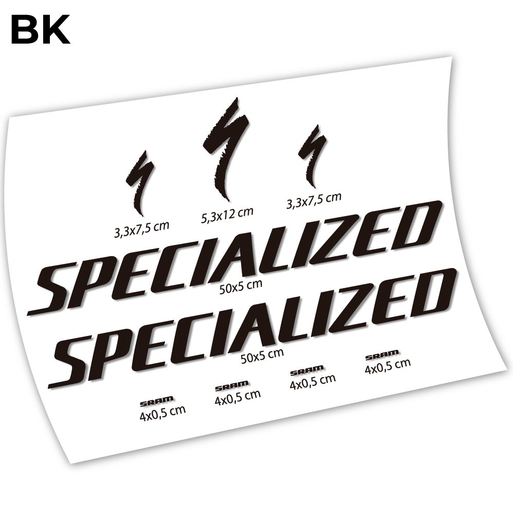 Aufkleber, Specialized, Fahrradrahmen-Aufkleber, Vinyl