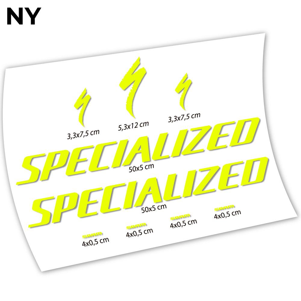 Aufkleber, Specialized, Fahrradrahmen-Aufkleber, Vinyl