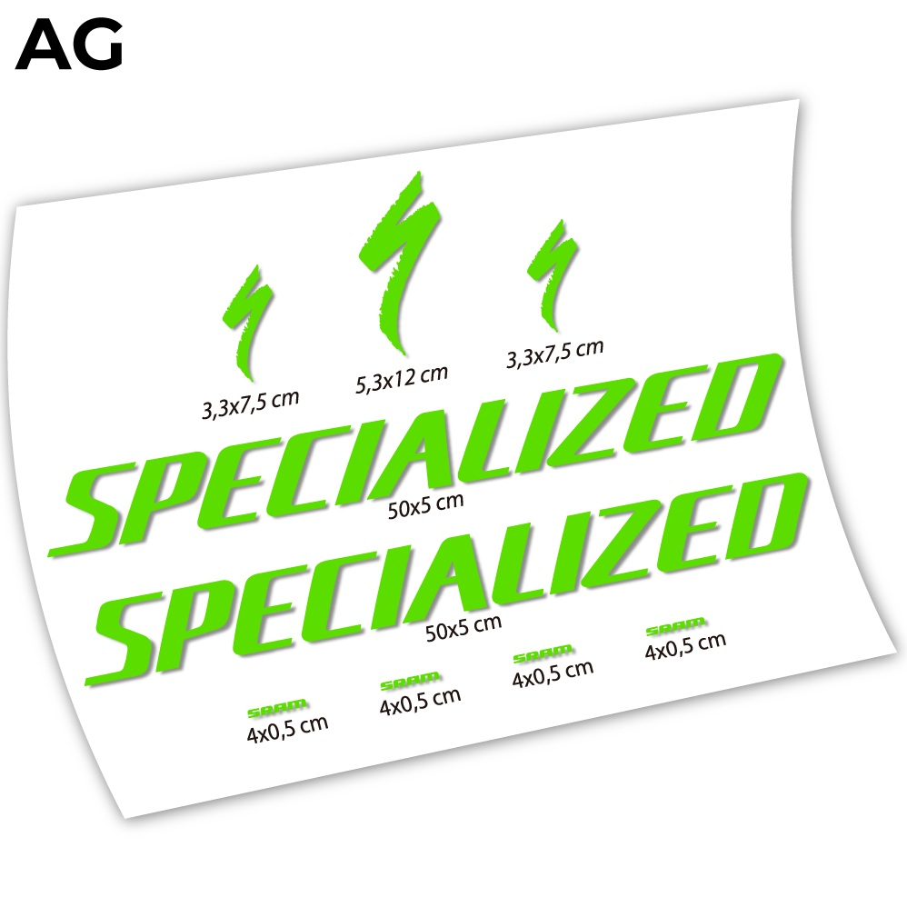 Aufkleber, Specialized, Fahrradrahmen-Aufkleber, Vinyl